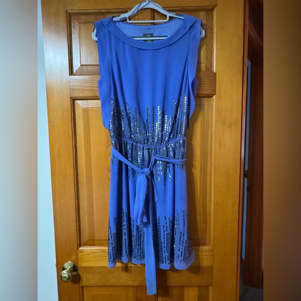 Vince Camuto Beautiful Blue Dress Size 10